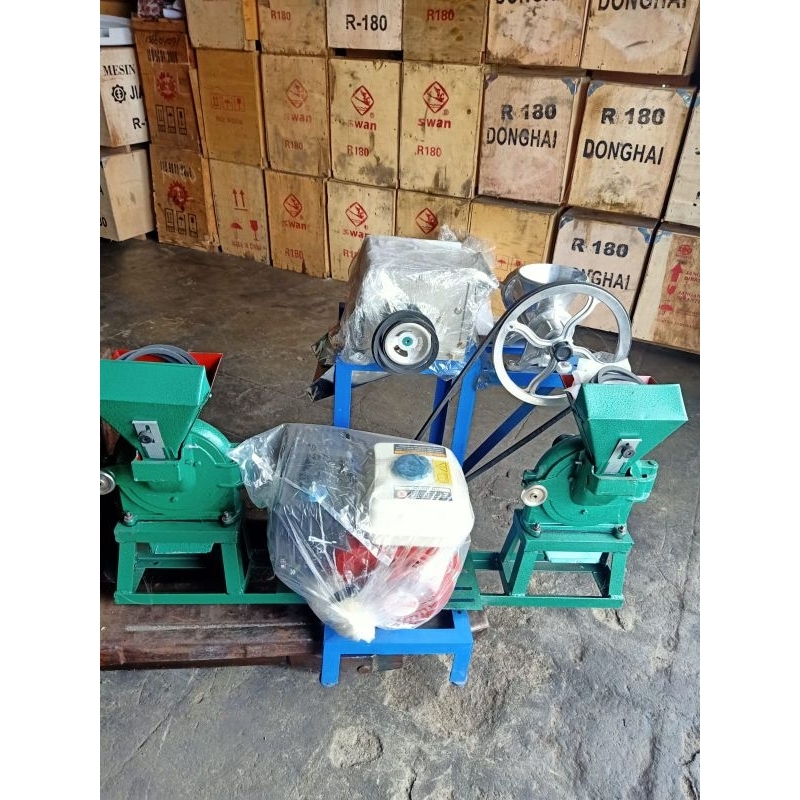Mesin Selep Tepung multifungsi 4 in 1 / kelapa sambal kopi daging dll siap pakai