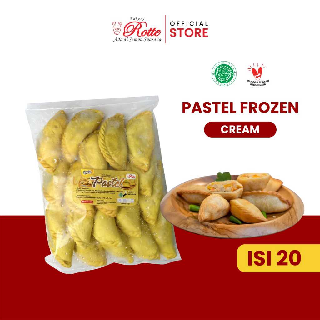 

Rotte Bakery Pastel Mini Frozen Rasa Creamy Isi 20 Pcs