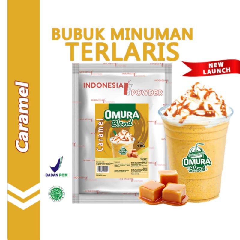 

Caramel 1Kg / Indonesia Powder / Bubuk Minuman Omura Blend 1000gr