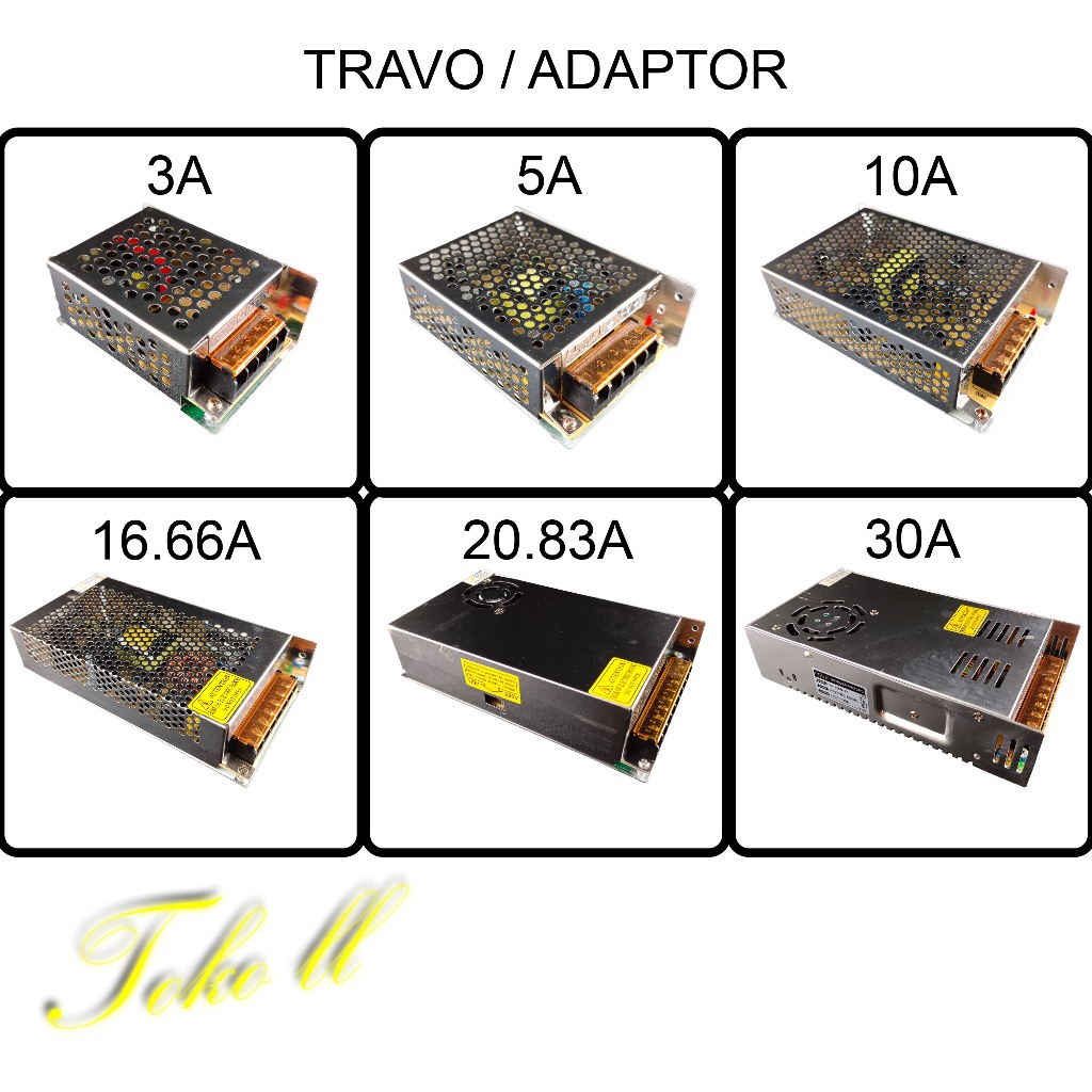Trafo / Adaptor / Power Supply 220V ke 12V