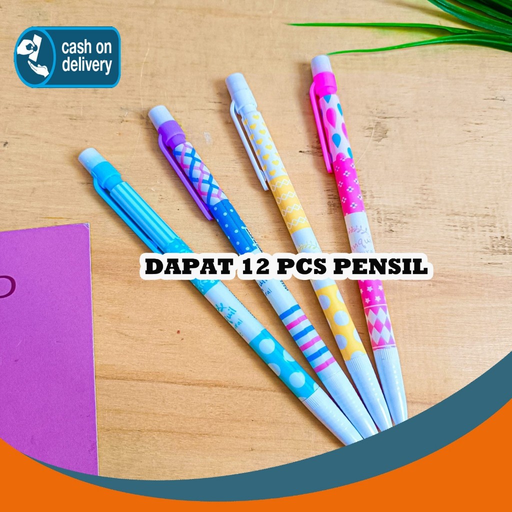 

SELUSIN (12 PCS) PENSIL CETEK MEKANIK TRANQUIL RABBIT PCM-1033 MECHANICAL KLIK CLICK KARAKTER UNIK MURAH PENCIL ALAT TULIS KANTOR SEKOLAH MURAH TERMURAH COD