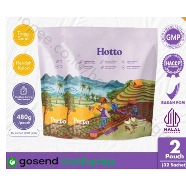 

Hotto Purto Multigrain Ubi Ungu Superfood Original - 2 Pouch (32 Sachet) Hotto Purto