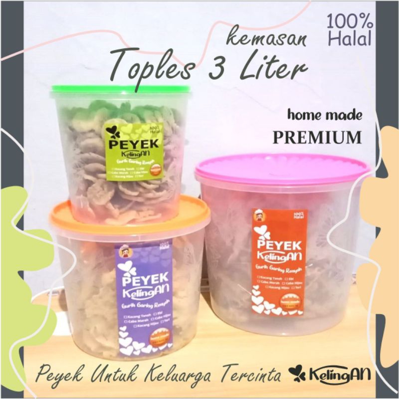 

Peyek/anekavarianrasa/3Liter/PREMIUM