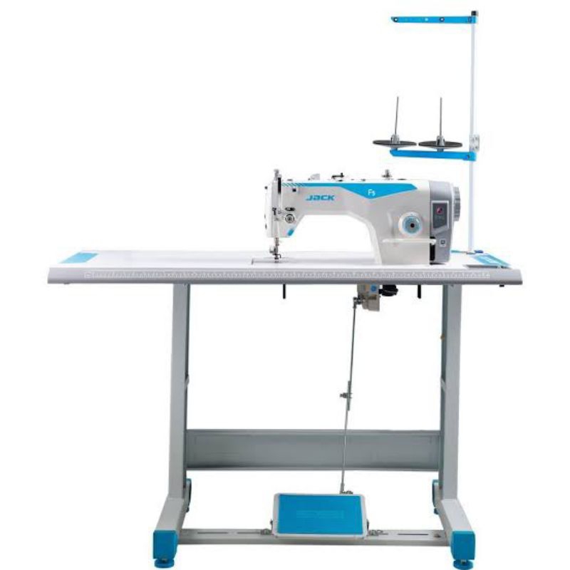 Mesin Jahit Servo Jack F5 New Highspeed Konveksi Meja Jack + Kaki Jack