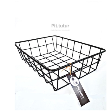 TERLARIS KERANJANG SEPEDA CHROME / BIKE FEDERAL TOURING BIKE Bicycle Basket