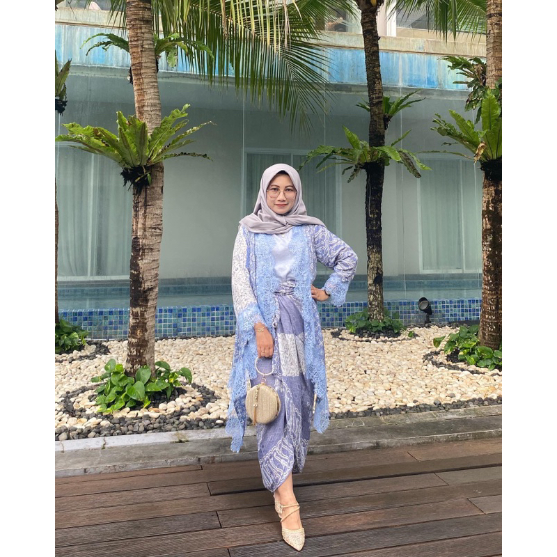 Couple stelan batik viscose set rok lilit