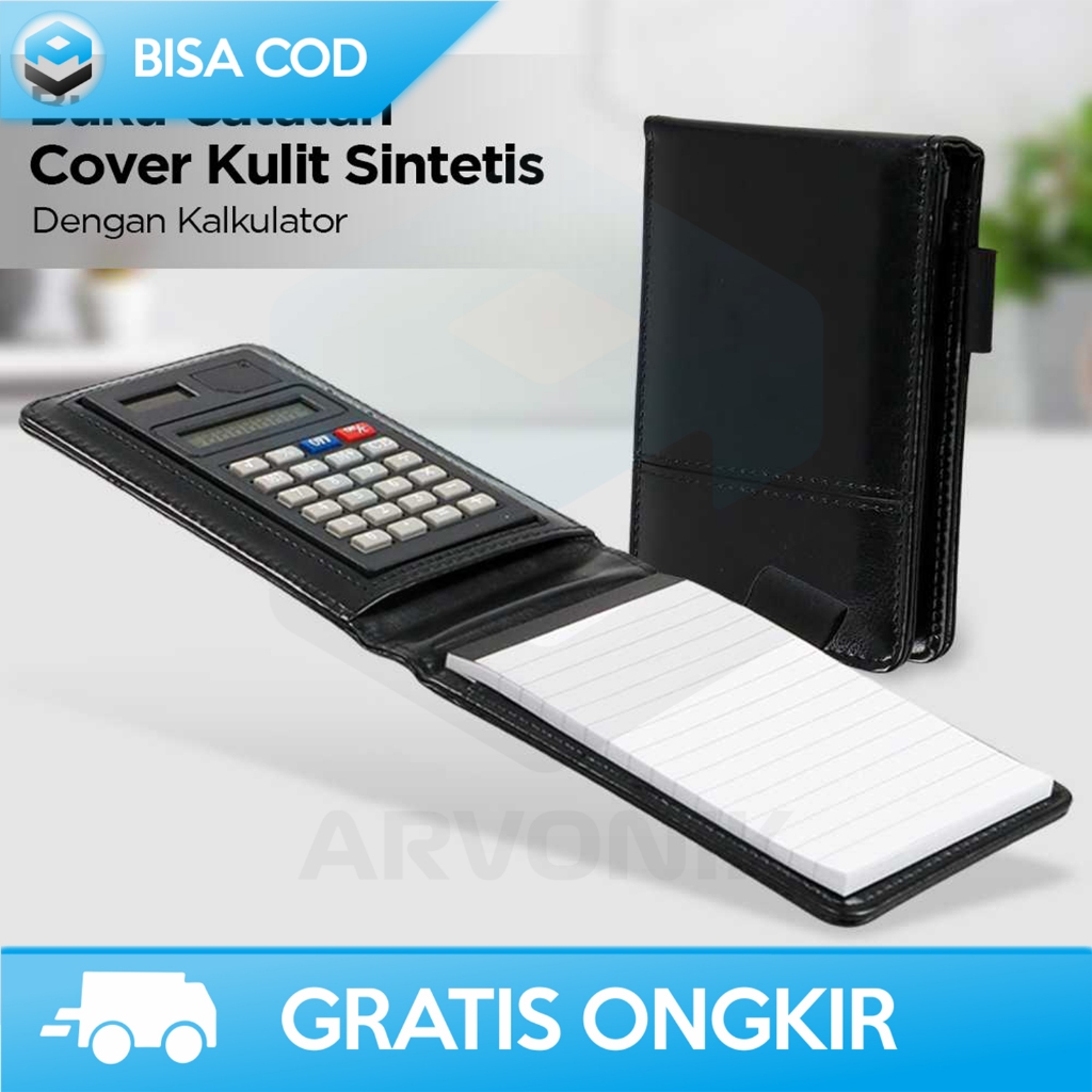 

KALKULATOR MINI DENGAN NOTE BOOK KULIT ELEGAN BUKU CATATAN CALCULATOR