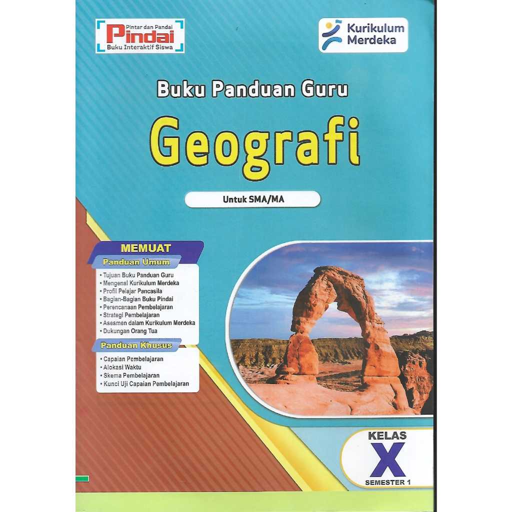 Buku Pindai Panduan Guru Geografi Kelas 10 SMA/MA Semester 1 Kurikulum Merdeka