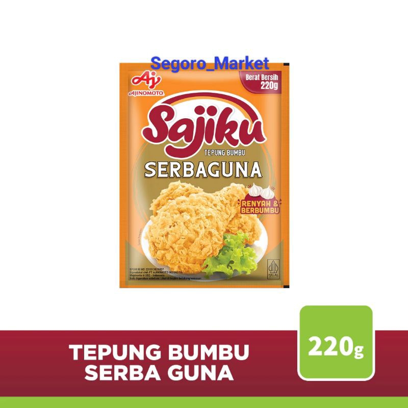 

SAJIKU TEPUNG BUMBU SERBAGUNA (220GR)