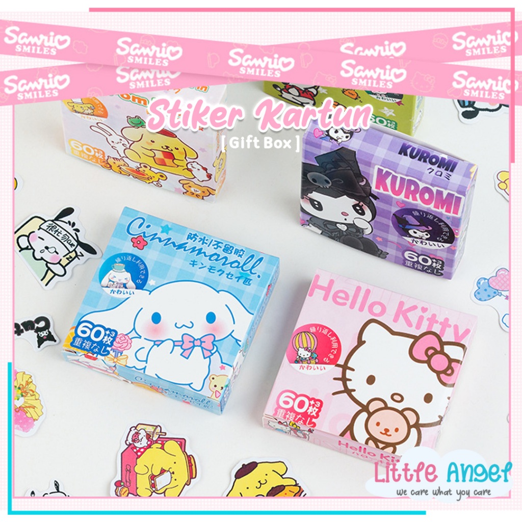 

Stiker Lucu Motif Kartun Korea Aesthetic Tempelan Momo Helm Motor Dinding Kamar Mixue Dekorasi Buku Handbook Scrapbook DIY Karakter Sanrio 2D Lembar Anti Air