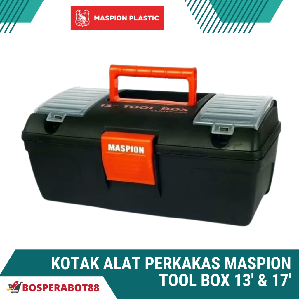 KOTAK TEMPAT ALAT PERKAKAS / CLASSY TOOLS MASPION BOX / TOOL BOX 13' & 17'