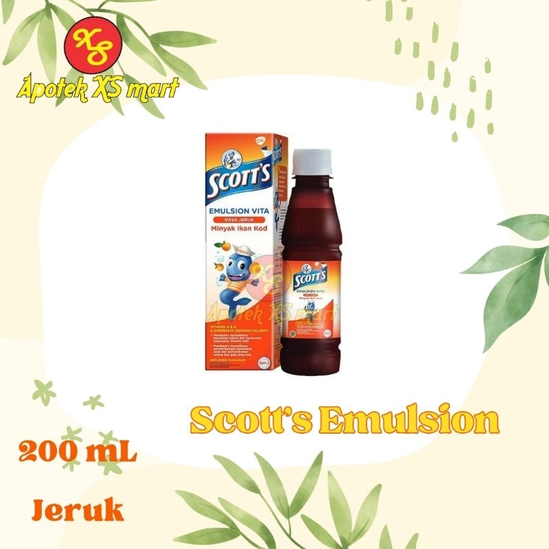 SCOTT'S EMULSION - MEMBANTU MEMENUHI KEBUTUHAN VITAMIN ANAK