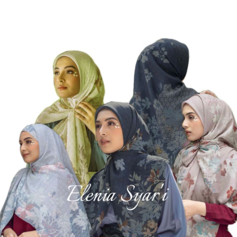 HIJAB SEGIEMPAT SYARI/JUMBO BUTTON NEWYORK NEW KW VOAL PREMIUM