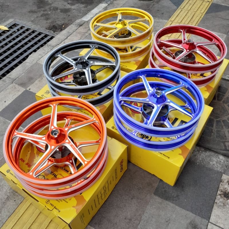 velg VND AK55 160/185 ring 17 pnp ninja R ninja 150 velg VND model enkei pnp ninja 150R