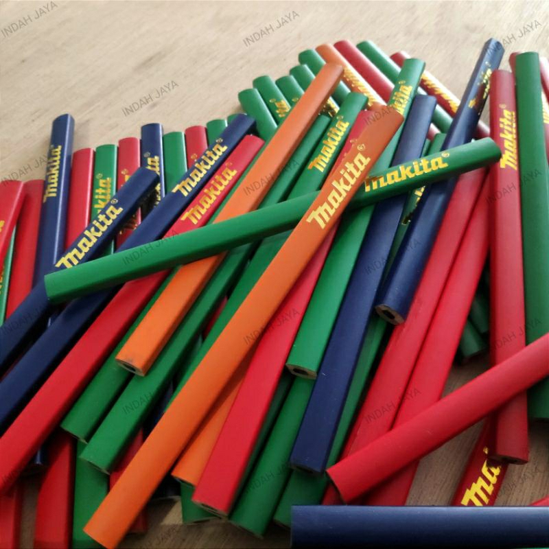 

Pensil Tukang Kayu Bangunan Makita Alat Tulis Pinsil Besar