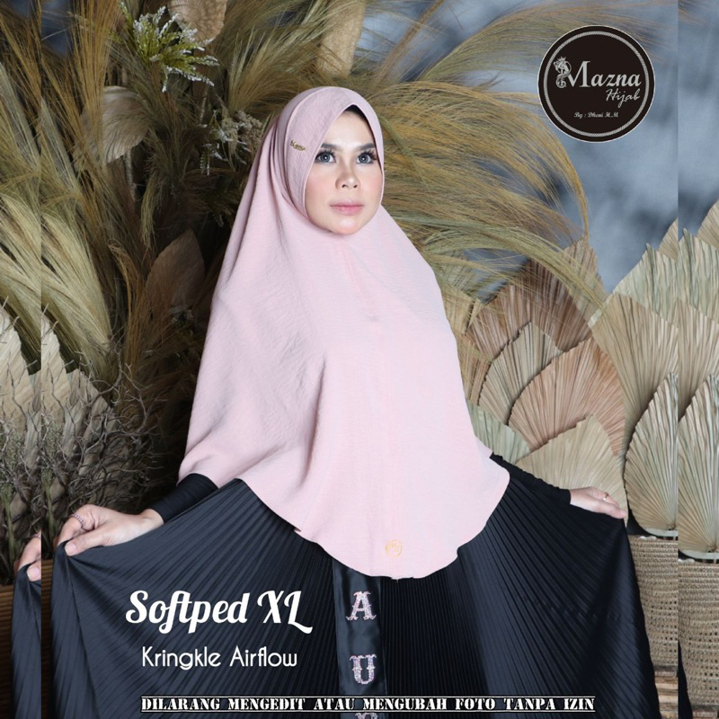 JILBAB INSTAN MAZNA KRINGKEL SOFT PET SIZE XL