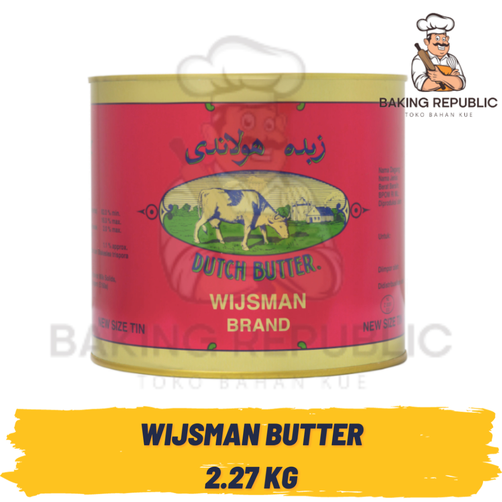 

WIJSMAN BUTTER | 2.27 KG | MENTEGA BUTTER WIJSMAN KEMASAN KALENG | ORIGINAL 100%