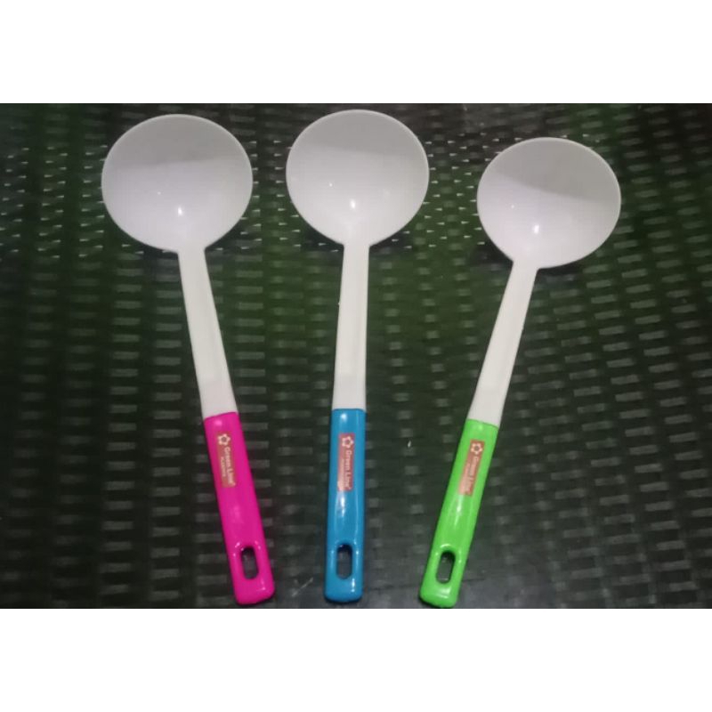 Centong sayur plastik / Irus hawaii sendok es buah