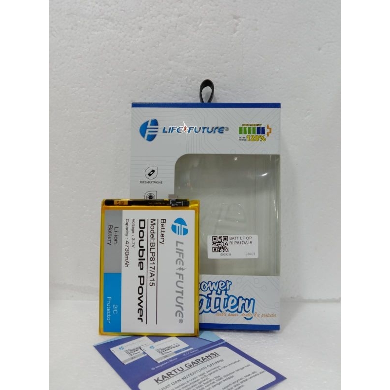 BATRE LF OPPO A15 BLP817 DOUBLE POWER