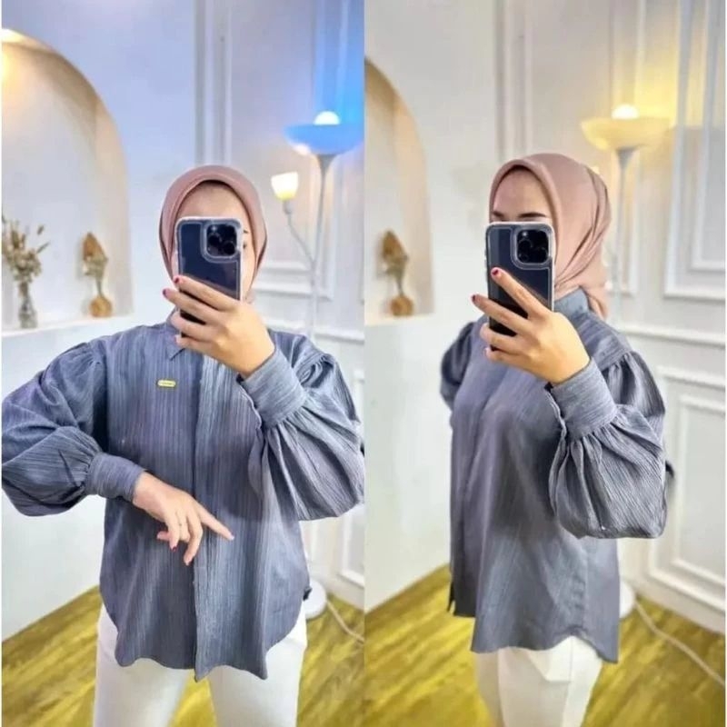 kemeja balon lady crush blouseLadyCrush//AtasanwanitaLadyCrush