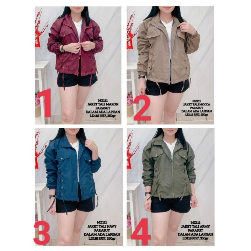 WAJIB TANYA STOCK DULU Jacket parka parasut jacket parasut zipper jacket Parasut import