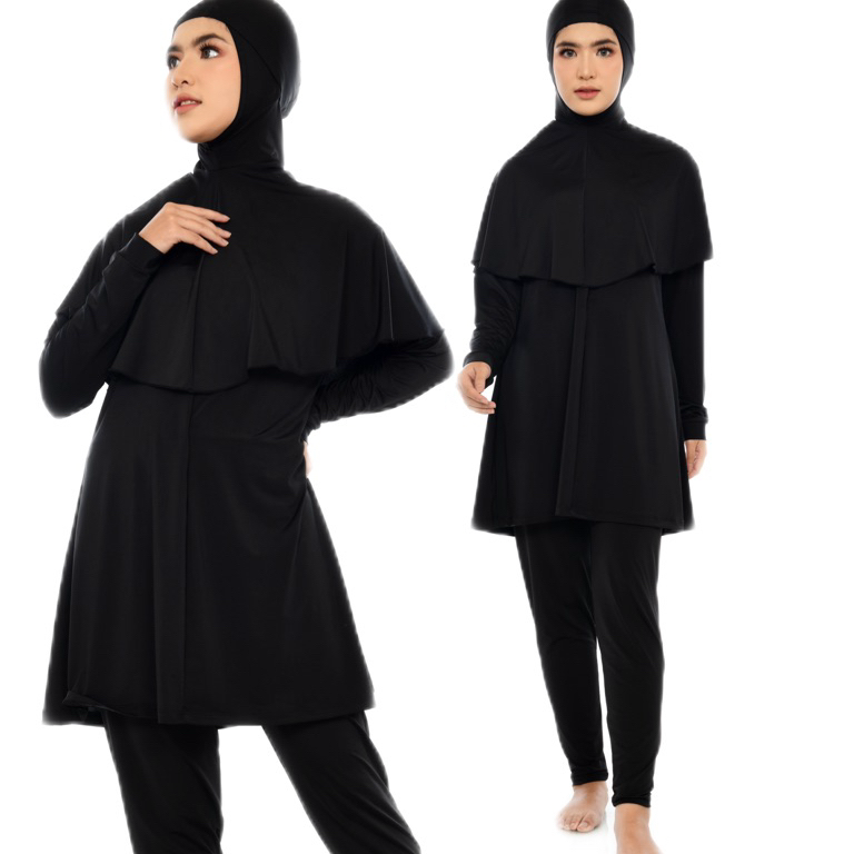 SALEE.. Baju Renang Muslimah Dewasa Model Sawarna Syari Jumbo