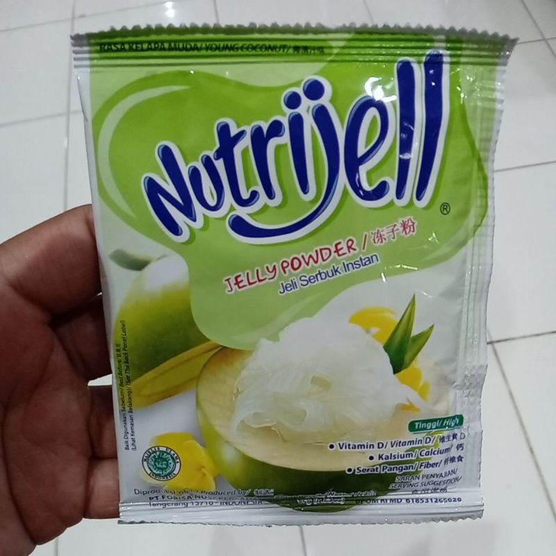 

Mahbubah - Nutrijell 15 g Jeli Serbuk Instan Rasa Kelapa Muda