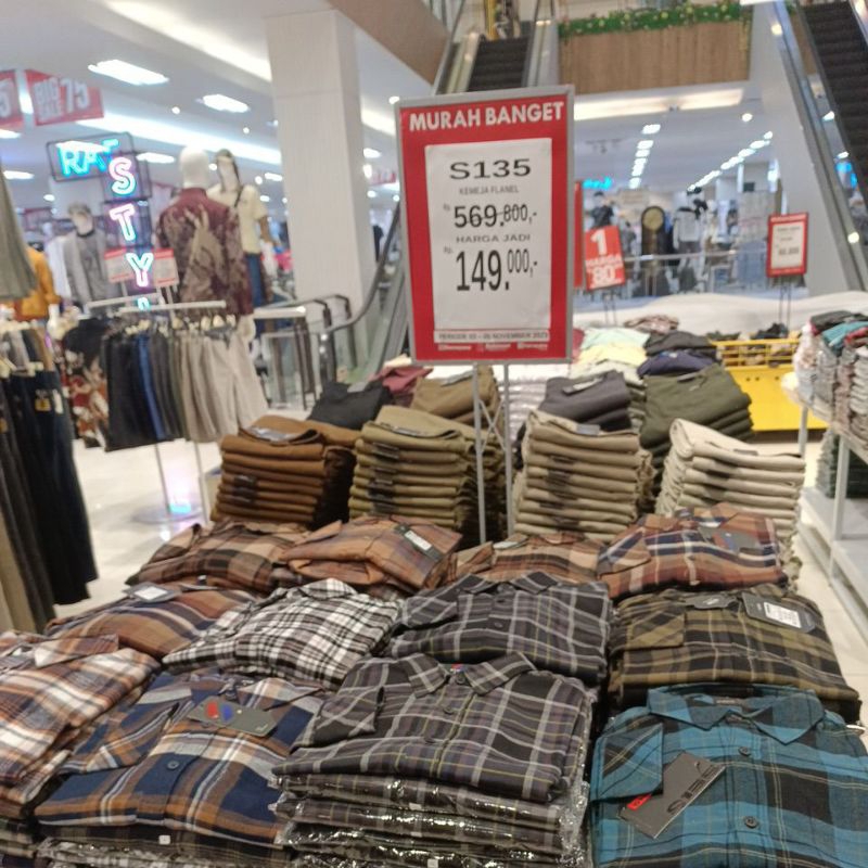 S135// Kemeja Flanel Lengan Panjang