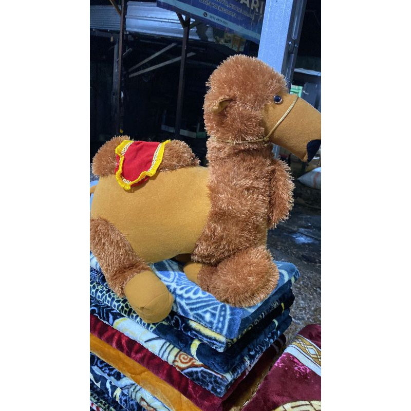 Boneka unta / Boneka unta arab oleh oleh haji / Boneka unta arab original / Boneka unta jumbo / Bone