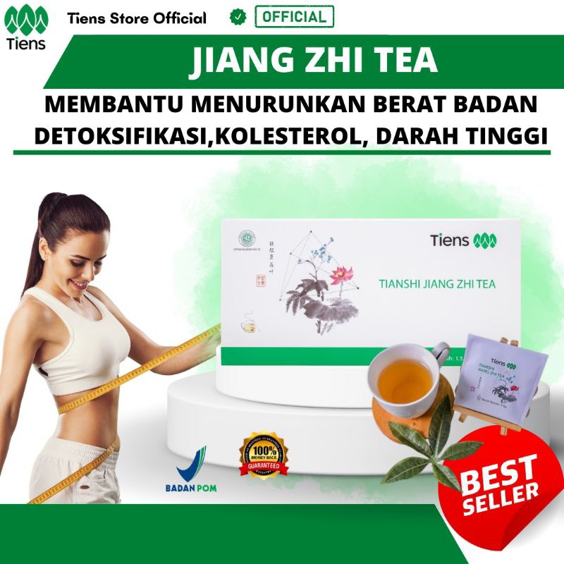 Jiang Zhi tea pelangsing badan 100% ori