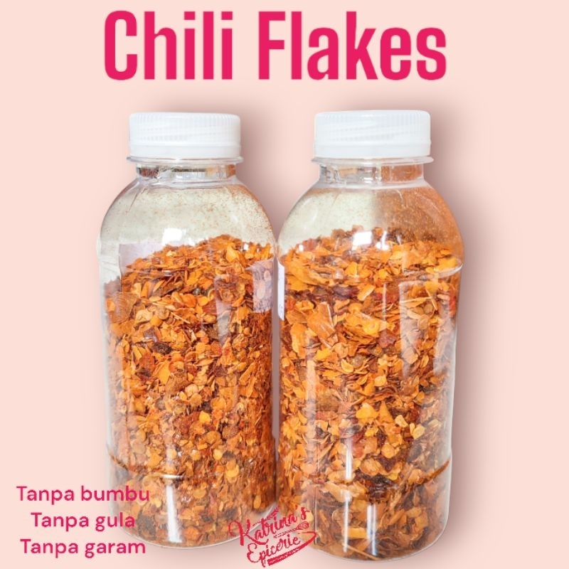 

Chili flakes 50 Gram Cabai Kering Untuk Taburan Dan Campuran Masakan