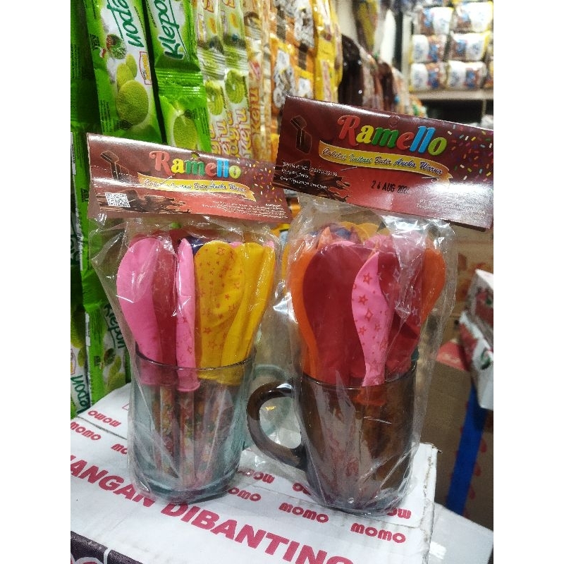 

Messes Balon Hadiah Gelas Isi10pcs