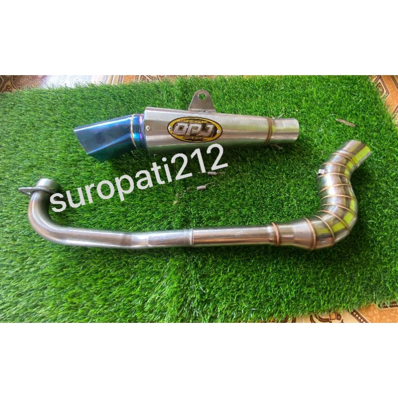 Knalpot Motor Dpj Segi 6 Buat Motor Bebek Model Leher Cobra