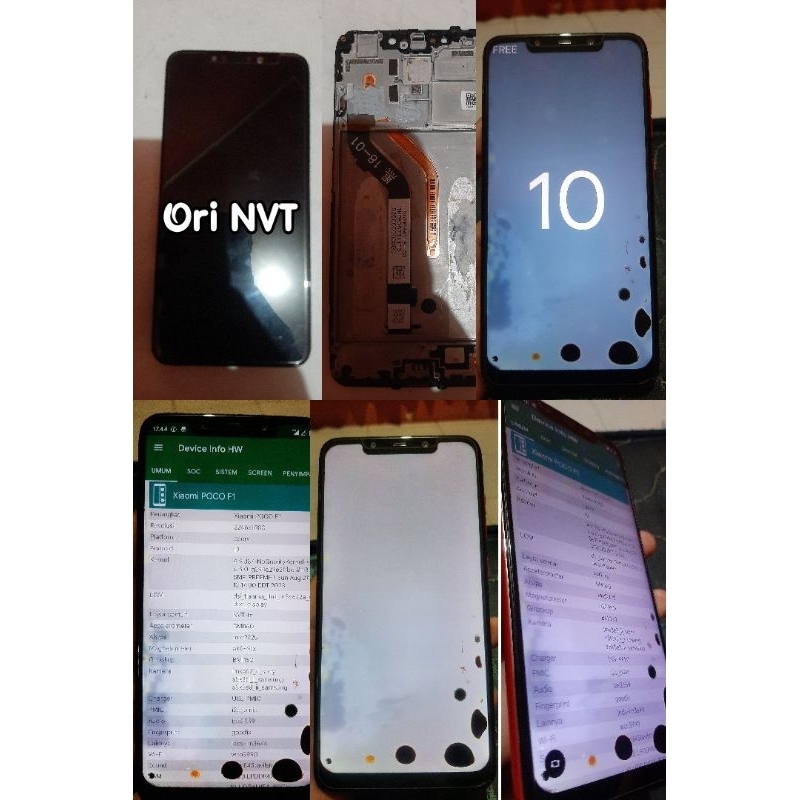 LCD+FRAME POCOPHONE F1 NVT (ORI COPOTAN MINUS)