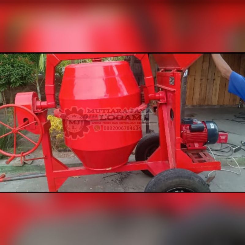 Mesin Molen Cor Beton 100 Kg Semen / Mesin Molen Cor Dua Sak Semen / Mesin Molen Cor 800 Liter / Mes