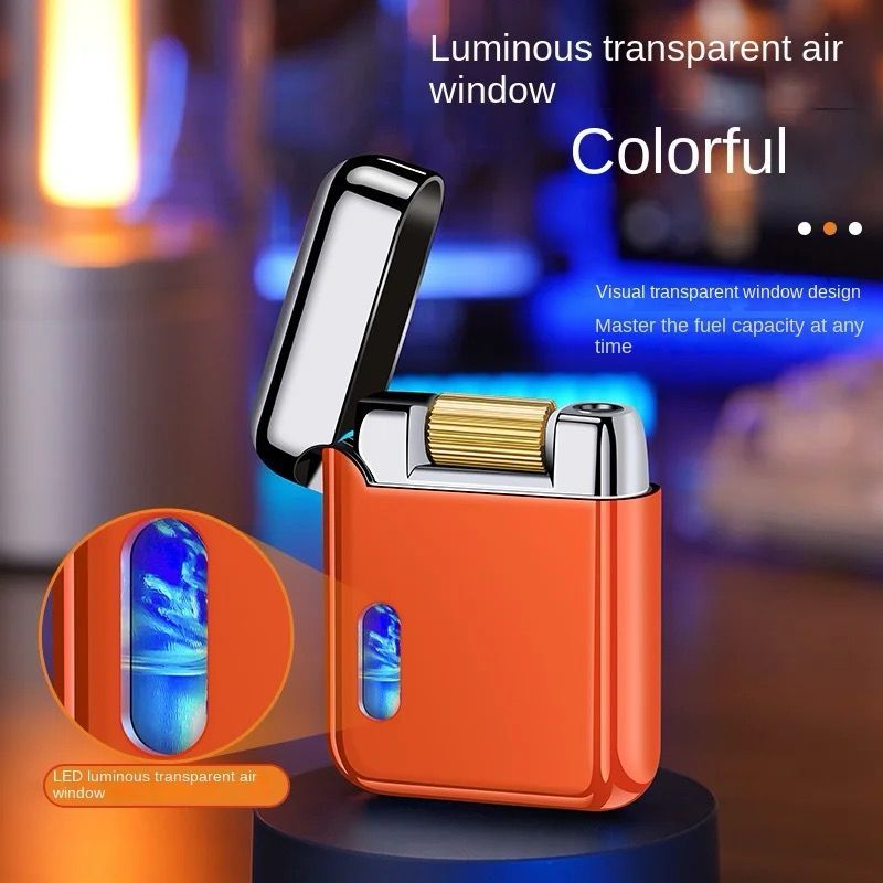 Korek Api Bara Gas Torch Metal Led Electric Usb C Ignite Lighter Gift