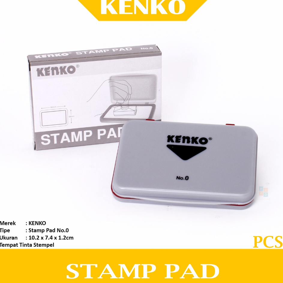 

➯⁂✯ KENKO - Tempat Tinta Stampel No.0 Stamp Pad - Pcs