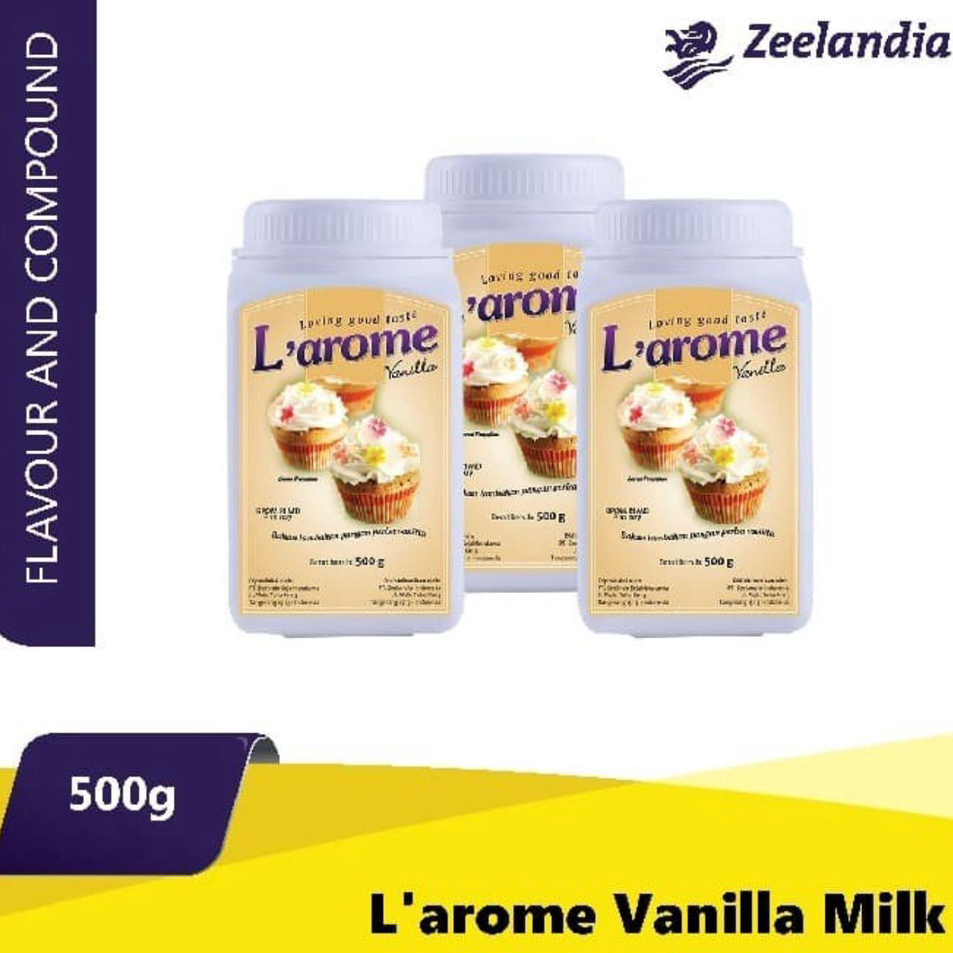 

Terkini Larome Vanilla Susu Bubuk 500gr - Vanilla Milk Powder