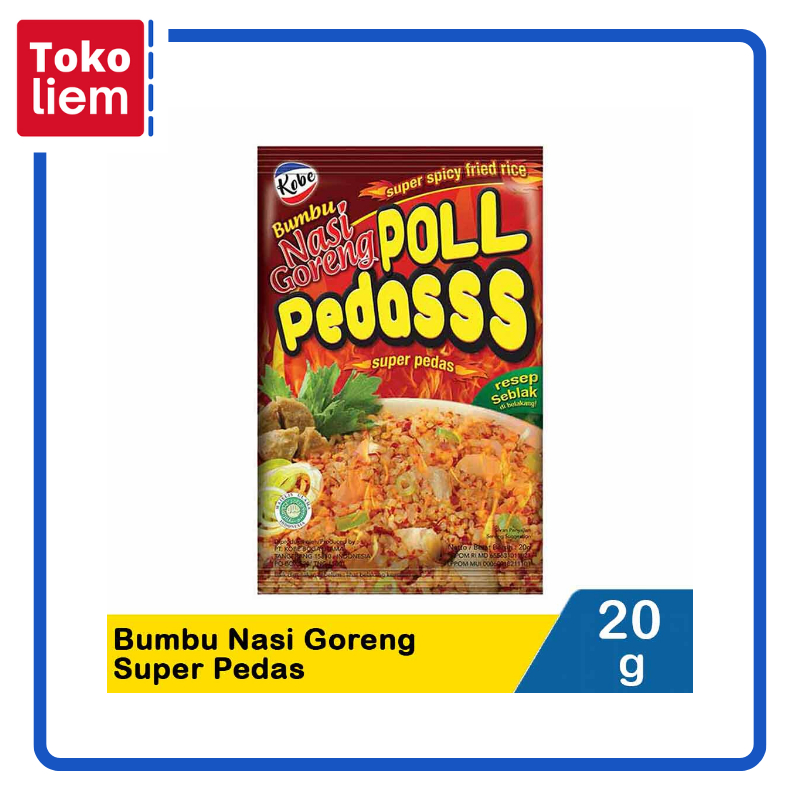 

Kobe Bumbu Nasi Goreng Super Pedas 20G