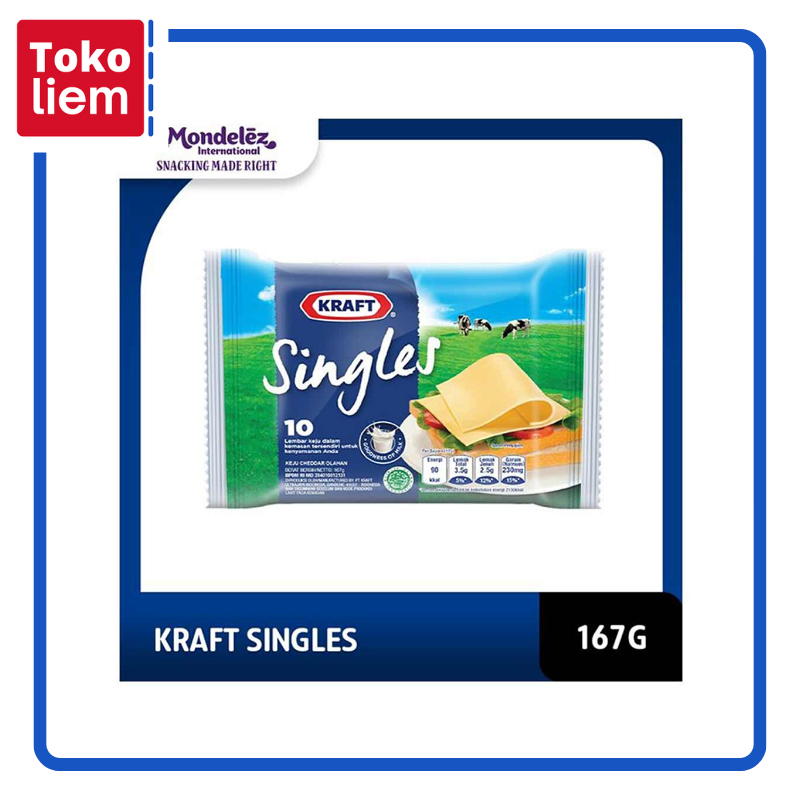 

Kraft Keju High Calcium Singles 10 Slice 167G