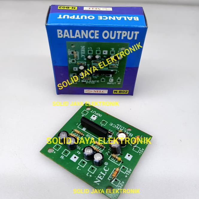 DISKON✅ KIT BALANCE OUTPUT STEREO - KIT OUTPUT BALANCE RANGKAIAN ELEKTRONIK BALANCE OUTPUT NELC N-B0