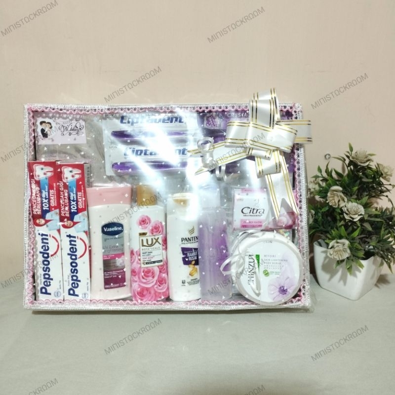 Paket Parcel Lamaran/nikahan/ultah perlengkapan peralatan mandi