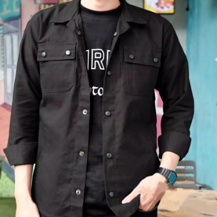 New Deal5m0La Jaket pria IKC 002 distro cbr six Bandung hoodie dua sisi bolak balik keren grosir pak