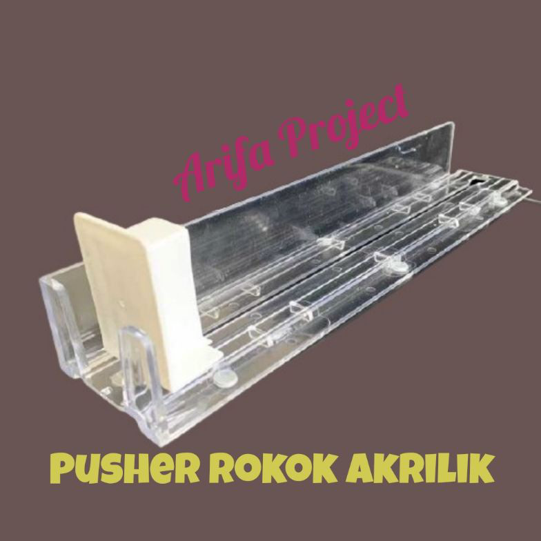 5.5 Product HOT Pusher Rokok Akrilik / Rak Rokok Akrilik