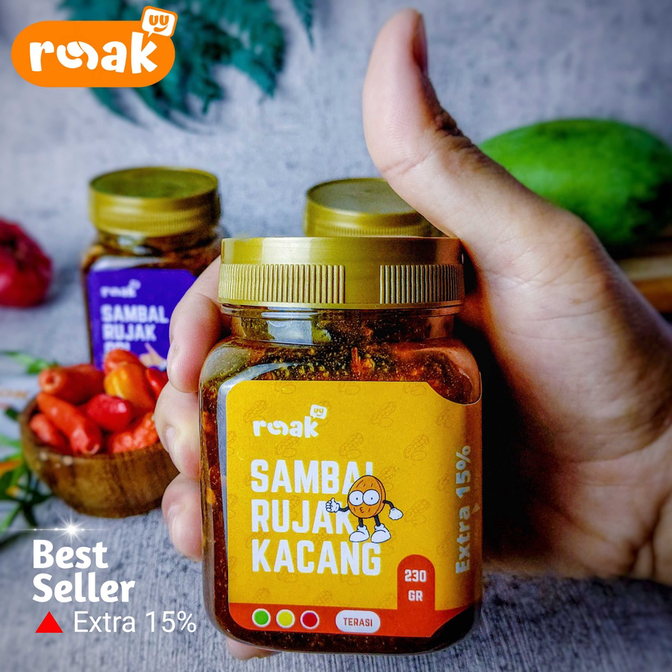 

➵➭✬ Sambal Rujak Kacang Tradisional Bumbu Buah Enak Sehat Halal Bumbu Asli 100% Aman Tanpa Pengawet - RUJAKUY Terlaku.