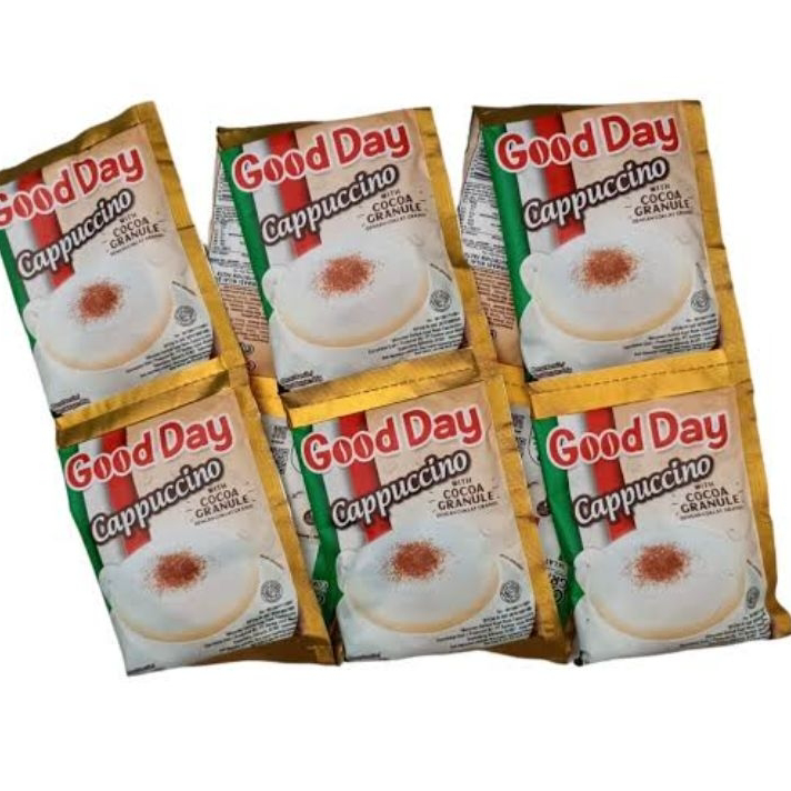 

LJLL0070 8.8 Kopi GOOD DAY CAPUCINO 25gr RENCENG ( ISI 10 )