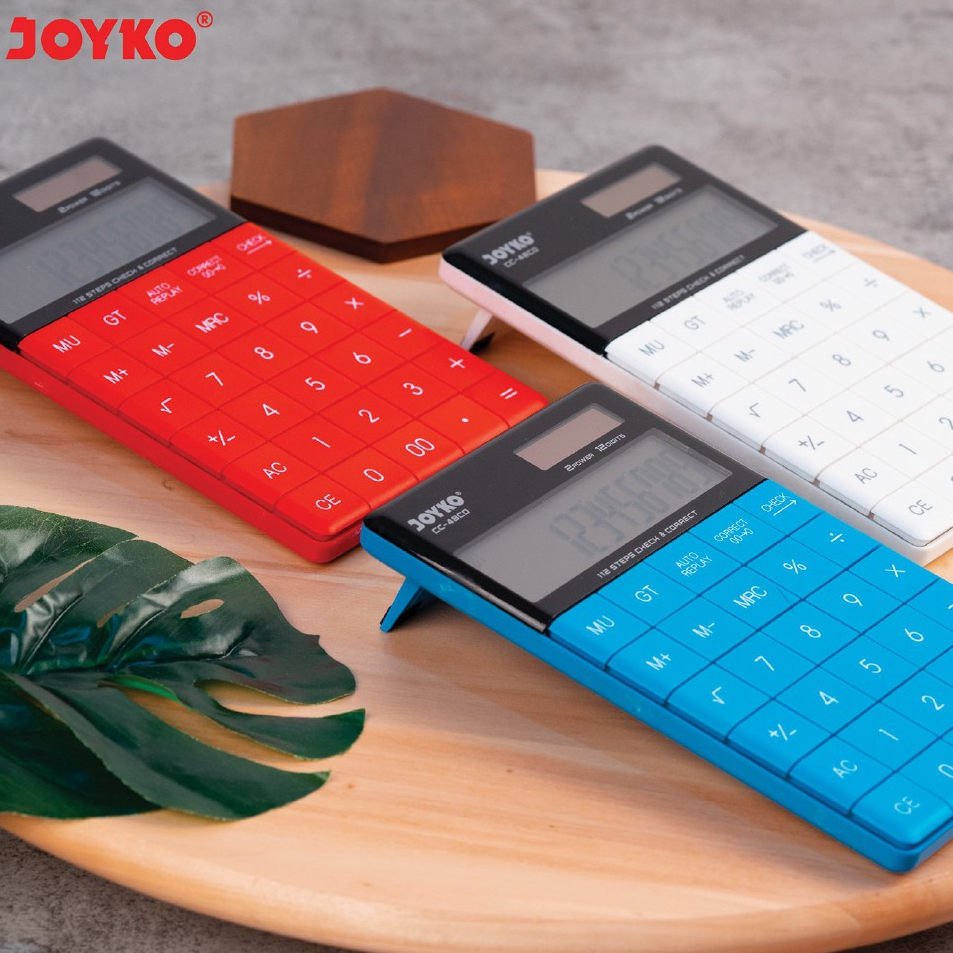 

Model Terkini Calculator Kalkulator Joyko CC-48CO 12 Digits Check Correct