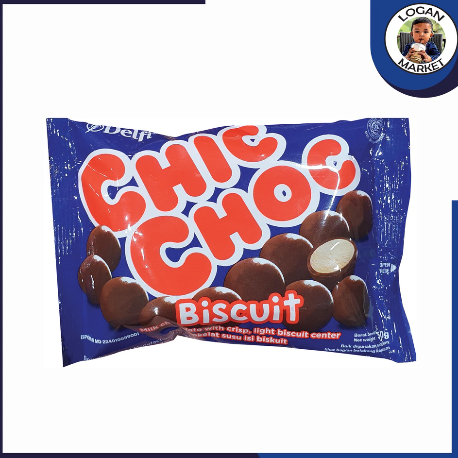 

➮➟✤ Delfi Chic Choc Coklat Biscuit 40gram 40 gram (ex 50gram 50 gram)