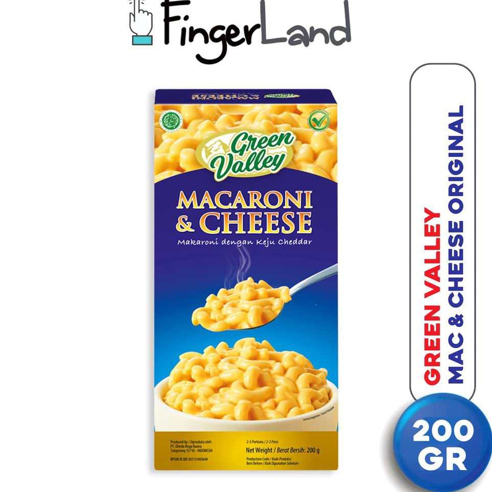 

Ready stock GREEN VALLEY Macaroni and Cheese 200 gram Mac n Cheese