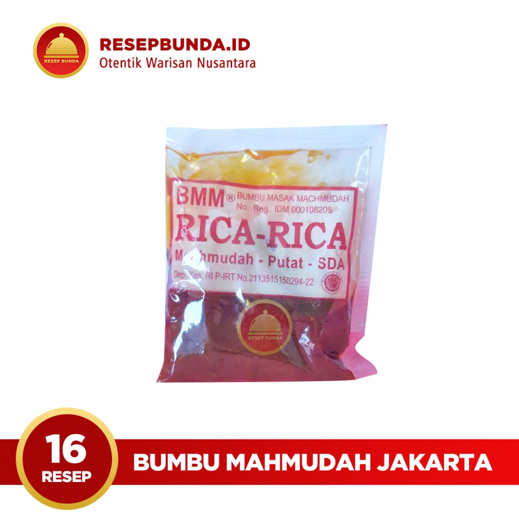 

(BUMBU RICA RICA) Bumbu Machmudah Mahmudah BMM Sachet Asli Sidoarjo Bumbu Masak Instan Praktis Racik Rempah Dapur - 50 gr